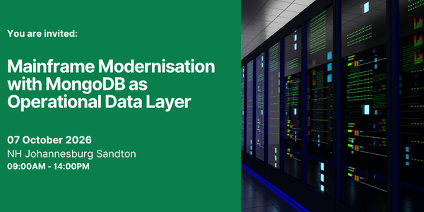 Website Banner - MongoDB Mainframe Modernisation with MongoDB as Operational Data Layer